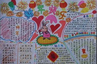 春节手抄报设计图片及文字资料