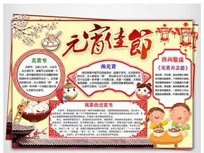 wordps元宵节快乐小报春节手抄报闹元宵电子小报图片素材元宵手抄报大全psd模板下载110.02mb节日手抄报