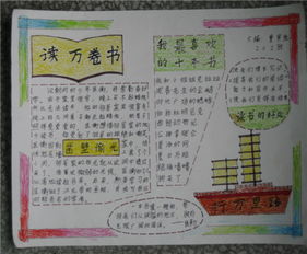 读书手抄报一缕书香