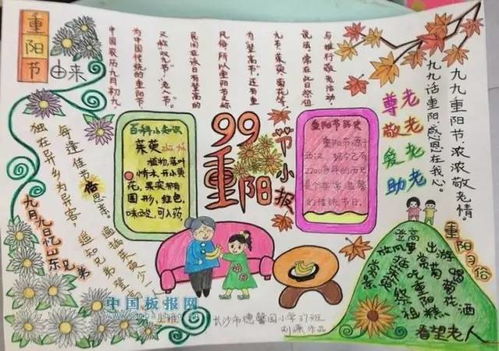 重阳节手抄报来了