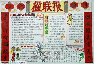 有关春联的手抄报