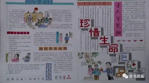 金塔县东坝小学少先大队组织开展禁毒宣传活动