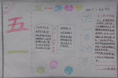 2020五一劳动节手抄报图片,五一手抄报内容,劳动节手抄报资料