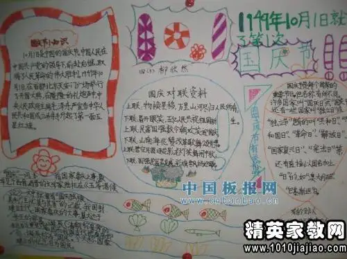国庆节手抄报精选