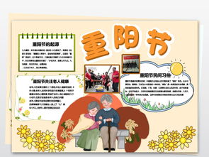 重阳节小报关爱老人手抄报孝亲敬老电子小报图片素材psd模板下载40.96mb重阳节手抄报大全节日手抄报