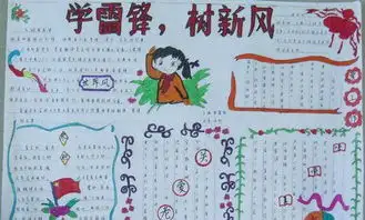 学雷锋树新风手抄报内容