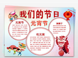 word元宵节小报我们的节日元宵佳节春节寒假新年习俗汤圆元宵手抄小报图片模板worddoc设计图下载元宵手抄报大全编号19153758