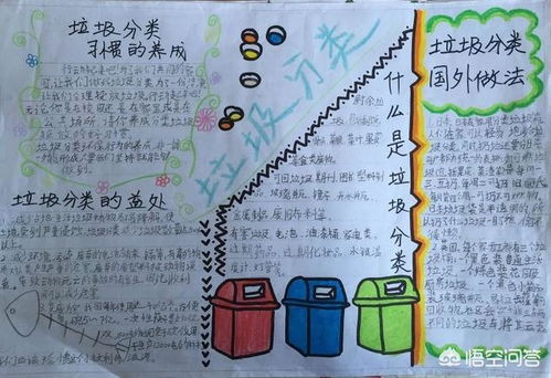 垃圾分类从我做起手抄报垃圾分类手抄报