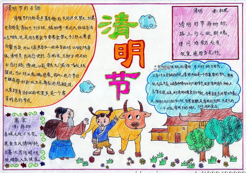 清明节手抄报20字
