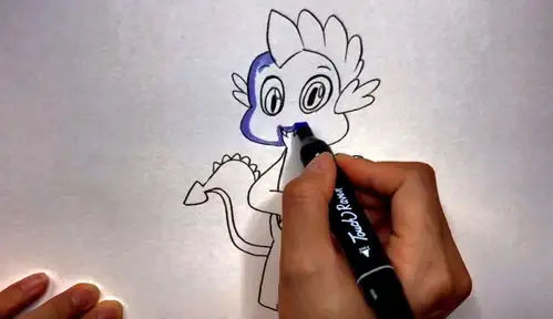 小马紫悦的小助理穗龙怎样画简单又好看