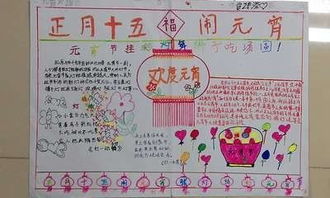 2019元宵节手抄报简单又漂亮