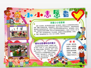 小小志愿者小报公益活动服务手抄报电子小报图片素材worddoc模板下载23.69mb其他大全其他