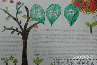 植树节手抄报简单又漂亮的作品推荐