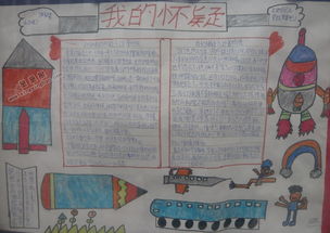 小学生我的怀疑手抄报版面设计图