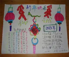 迎新年手抄报迎新年