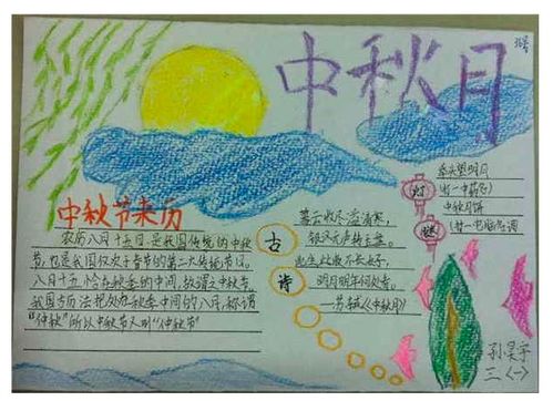 北京小学关于中秋节的手抄报内容