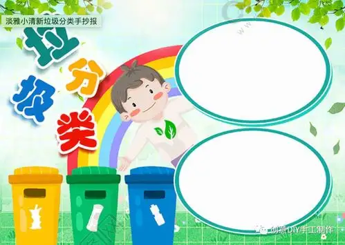 垃圾分类手抄报,这样画最有创意