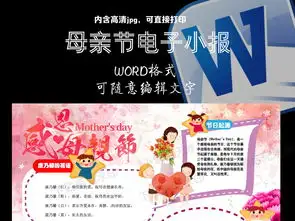 感恩母亲节母亲节电子手抄报电子小报模板图片素材worddoc下载3.79mb母亲节妇女节手抄报大全节日手抄报