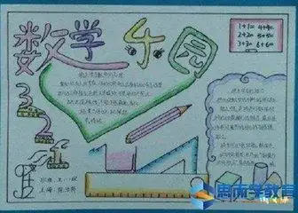 四年级上册六单元数学手抄报的图片或者怎么制作