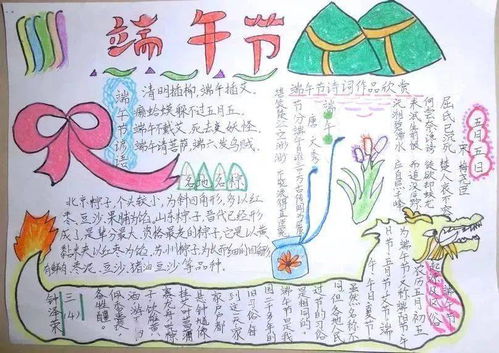 端午佳节,粽香万里,端午节手抄报大全,非常实用