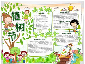 3.12植树节手抄报图片模板psd设计图下载植树节手抄报大全编号17523639