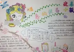 手抄报版面设计图精美的春天手抄报作品欣赏