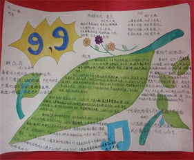 重阳节手抄报九月九,一起登高赏景如何