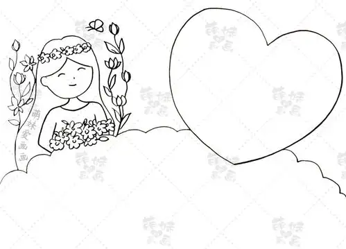 女神节快乐38妇女节主题手抄报模板,简单又好看,含内容文字