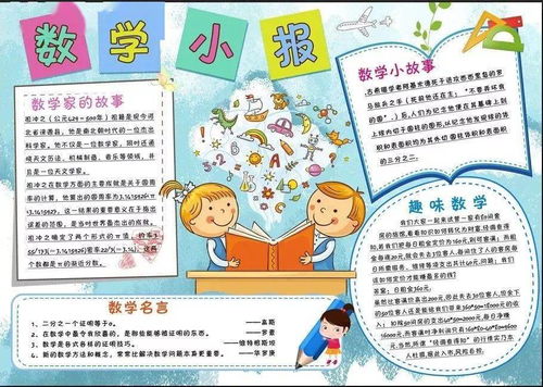 小学数学手抄报合集,家长学生一定用得上