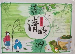南昌二十中开展我们的节日清明节手抄报评比活动