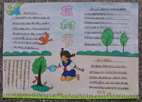 可打印丨3.12植树节文字素材手抄报16年级作文范文,快收藏