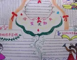手抄报版面设计图母爱大如天妇女节手抄报作品欣赏