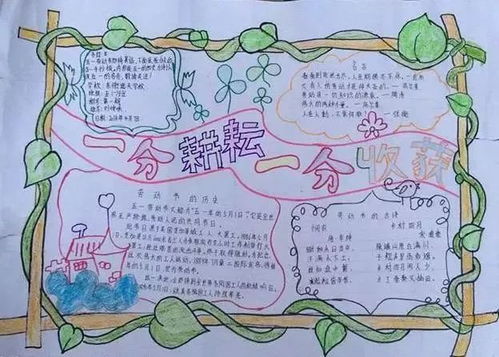 五一劳动节手抄报精选诗词作文范文手抄报合集,孩子一定用得着
