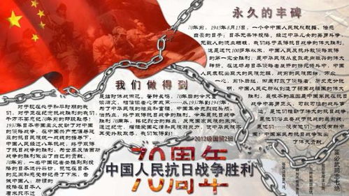 有没有关于抗日战争胜利70周年纪念为主题的手抄报