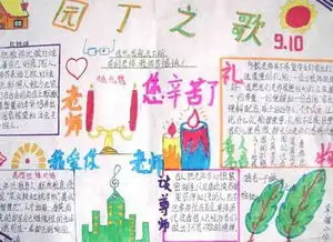 教师节手抄报老师我爱您