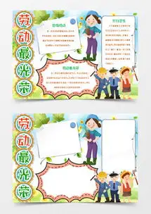 劳动小报word模板下载精品劳动小报word大全熊猫办公
