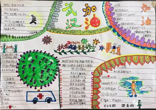 战疫,我们在一起武汉加油中国加油丽水市实验学校604七色花中队创作手抄报集结号