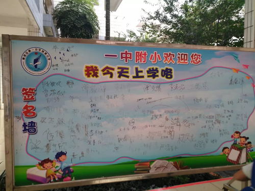 一中附小一年级新生一周习惯养成记