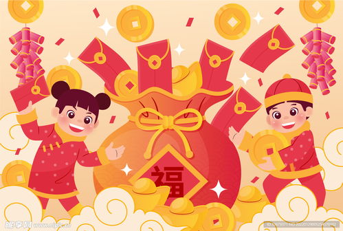 新年福袋红包设计图