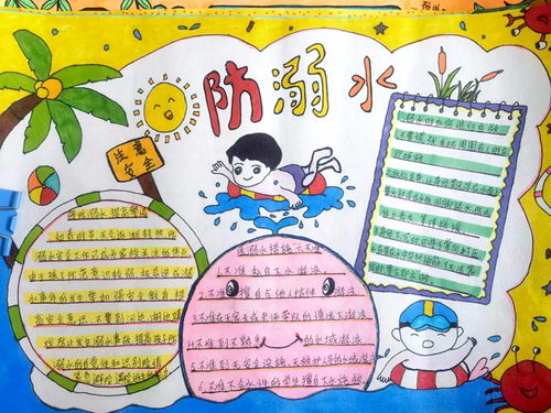 亳州市第一小学开展珍爱生命预防溺水手抄报创作大赛