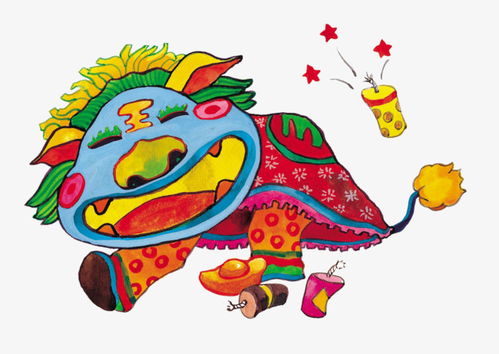 新年年兽素材图片免费下载高清卡通手绘png千库网图片编号5548491