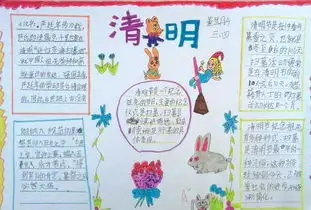 小学清明节手抄报
