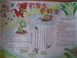 防溺水手抄报游泳安全要点