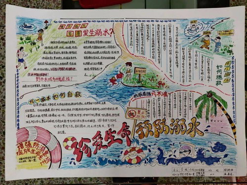 珍爱生命预防溺水梅州这些中小学生的手抄报获奖啦看有你孩子的作品吗