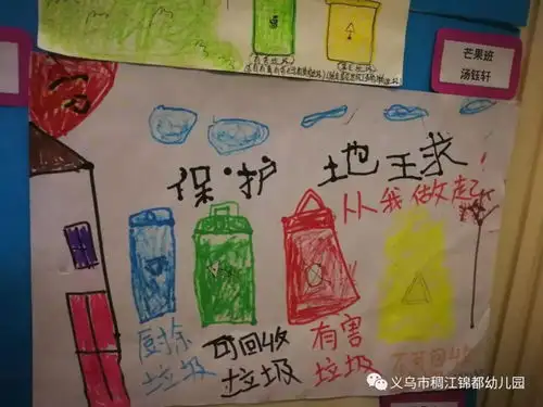 锦都幼儿园垃圾分一分,地球美十分锦都幼儿进行垃圾分类活动