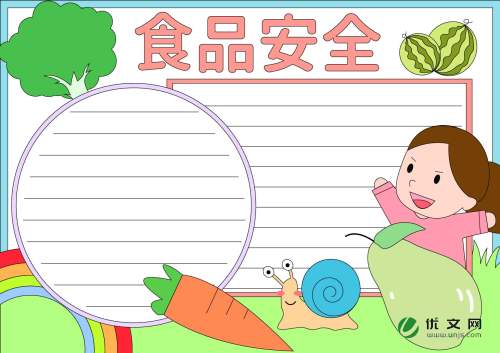 关于食品安全手抄报大全
