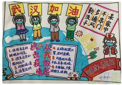 防疫手抄报简单又精美图片