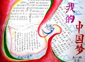 我的中国梦手抄报我的梦中国梦