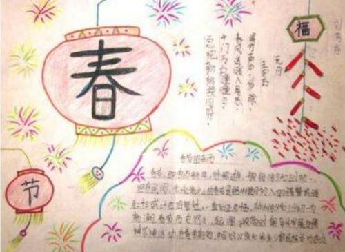 初三寒假手抄报作品