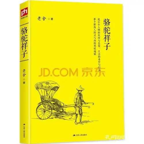 正版老舍集骆驼祥子文学教辅小说全集原版青少年小学生课外拓展书籍中当代白话文书